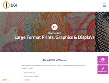 Tablet Screenshot of dgi-invisuals.com
